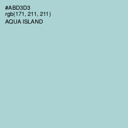 #ABD3D3 - Aqua Island Color Image